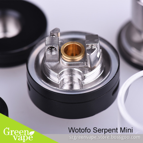 2016 Newest 3ML Single coil Dual Adjustable Airflow Wotofo Serpent Mini RTA